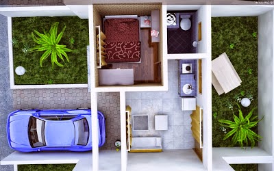Konstruksi Rumah Minimalis Denah Rumah Minimalis Type 21 Konstruksi Rumah Minimalis Denah Rumah Minimalis Type 21